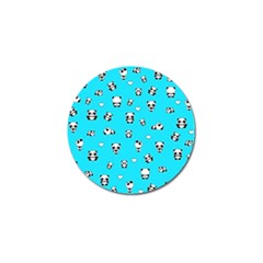 Panda Pattern Golf Ball Marker by Valentinaart