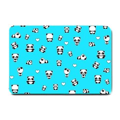 Panda Pattern Small Doormat  by Valentinaart