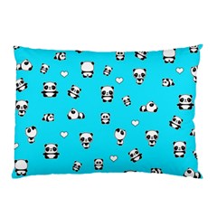 Panda Pattern Pillow Case by Valentinaart