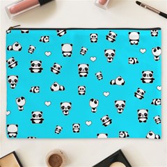 Panda Pattern Cosmetic Bag (xxxl)  by Valentinaart