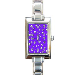 Panda Pattern Rectangle Italian Charm Watch by Valentinaart