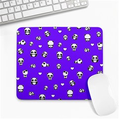 Panda Pattern Large Mousepads by Valentinaart