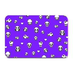 Panda Pattern Plate Mats by Valentinaart