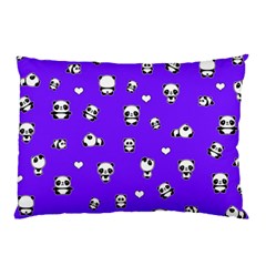 Panda Pattern Pillow Case by Valentinaart