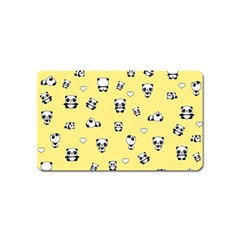 Panda Pattern Magnet (name Card) by Valentinaart