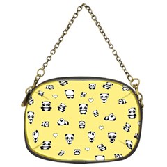 Panda Pattern Chain Purses (one Side)  by Valentinaart