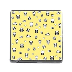 Panda Pattern Memory Card Reader (square) by Valentinaart