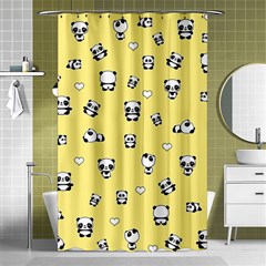 Panda Pattern Shower Curtain 48  X 72  (small)  by Valentinaart