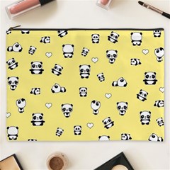 Panda Pattern Cosmetic Bag (xxxl)  by Valentinaart