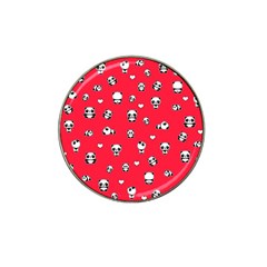 Panda Pattern Hat Clip Ball Marker by Valentinaart