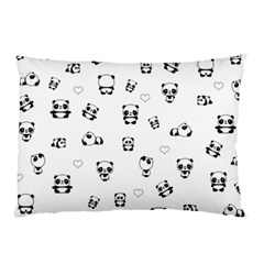 Panda Pattern Pillow Case by Valentinaart