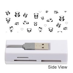 Panda Pattern Memory Card Reader (stick)  by Valentinaart