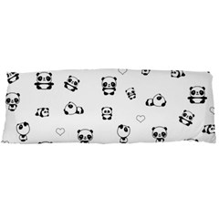 Panda Pattern Body Pillow Case Dakimakura (two Sides) by Valentinaart