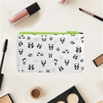 Panda pattern Cosmetic Bag (XS) Back