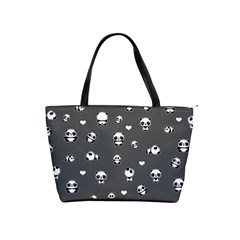 Panda Pattern Shoulder Handbags by Valentinaart