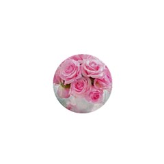 Pink Roses 1  Mini Buttons by NouveauDesign