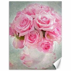 Pink Roses Canvas 12  X 16  