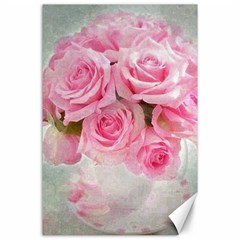 Pink Roses Canvas 24  X 36  by NouveauDesign