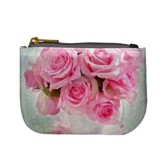 Pink Roses Mini Coin Purses by NouveauDesign