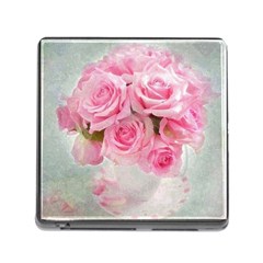 Pink Roses Memory Card Reader (square) by NouveauDesign