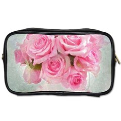 Pink Roses Toiletries Bags by NouveauDesign