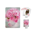 pink roses Playing Cards (Mini)  Back