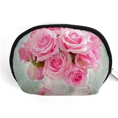 Pink Roses Accessory Pouches (medium)  by NouveauDesign