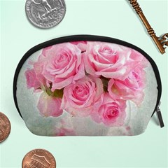 Pink Roses Accessory Pouches (large)  by NouveauDesign