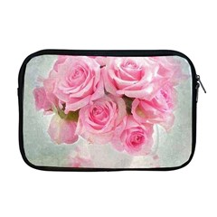 Pink Roses Apple Macbook Pro 17  Zipper Case by NouveauDesign