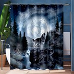 Spirit Of The Wolf  Shower Curtain 60  x 72  (Medium)  60 x72  Curtain