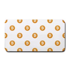 Bitcoin Logo Pattern Medium Bar Mats by dflcprints