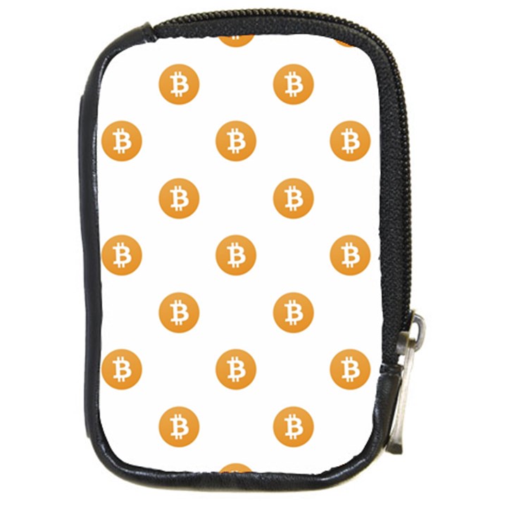 Bitcoin Logo Pattern Compact Camera Cases