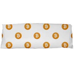 Bitcoin Logo Pattern Body Pillow Case (dakimakura) by dflcprints