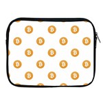 Bitcoin Logo Pattern Apple iPad 2/3/4 Zipper Cases Front