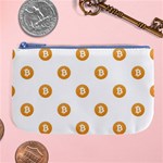 Bitcoin Logo Pattern Large Coin Purse Front