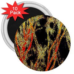 Artistic Effect Fractal Forest Background 3  Magnets (10 Pack)  by Amaryn4rt