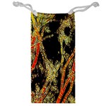 Artistic Effect Fractal Forest Background Jewelry Bag Front