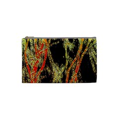 Artistic Effect Fractal Forest Background Cosmetic Bag (small) 