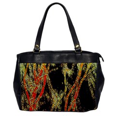 Artistic Effect Fractal Forest Background Office Handbags