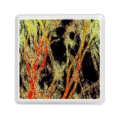 Artistic Effect Fractal Forest Background Memory Card Reader (square)  by Amaryn4rt