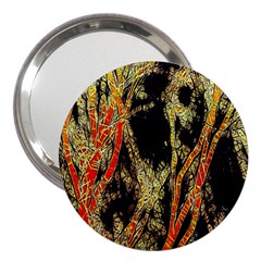 Artistic Effect Fractal Forest Background 3  Handbag Mirrors by Amaryn4rt