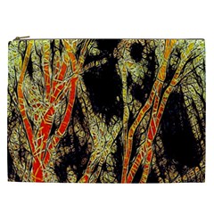 Artistic Effect Fractal Forest Background Cosmetic Bag (xxl)  by Amaryn4rt