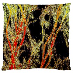 Artistic Effect Fractal Forest Background Standard Flano Cushion Case (one Side)