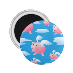 Flying Piggys Pattern 2 25  Magnets by Bigfootshirtshop