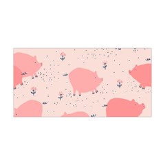 Pigs And Flowers Yoga Headband by Bigfootshirtshop