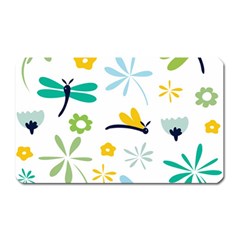 Busy Dragonflies Magnet (rectangular)