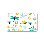 Busy Dragonflies Magnet (Name Card) Front