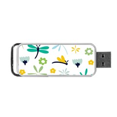 Busy Dragonflies Portable Usb Flash (two Sides) by Bigfootshirtshop