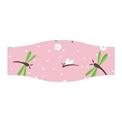 Dragonfly And White Flowers Pattern Stretchable Headband by Bigfootshirtshop