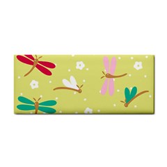 Colorful Dragonflies And White Flowers Pattern Cosmetic Storage Cases by Bigfootshirtshop